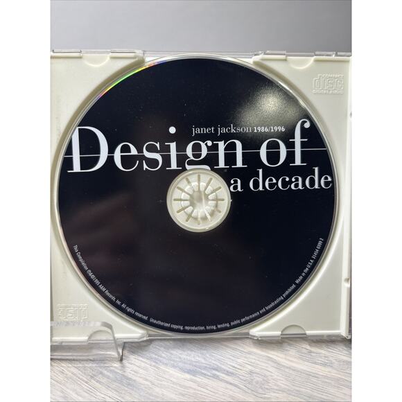Janet Jackson – Design of a Decade 1986/1996 (CD, A&M) - Picture 5 of 6